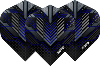 KOTO ZIZ-Matrix NO2 Dark Blue - Dart Flights