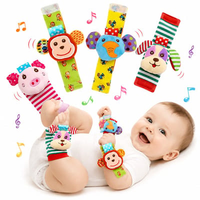 BOTC Babysokken - Beestenbende - Antislip - 0-6 maanden - Babysokjes - Baby Slofjes - Kraamcadeau - Baby Cadeau