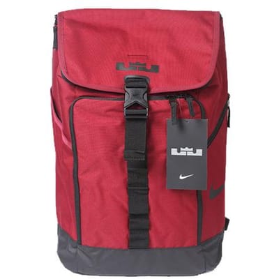 Nike Air Cushion Sac à Dos en Nylon Grande Capacité Sacs à Dos Unisexe Rouge BA5447-677 Red