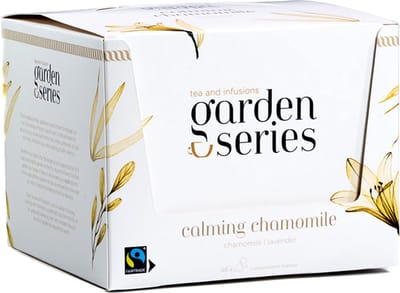 Garden Series - Calming Chamomile - Kruidenthee - Box 48 - piramidebuiltjes - individueel verpakt (1 stuk)