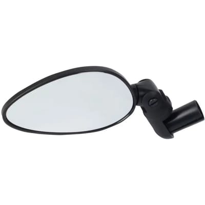 Zefal Cyclop Fietsspiegel – Rechts of Links – Groote 46 cm² - Inklapbaar – 3 Instellingsnokken - Zwart