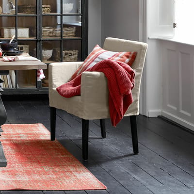 LOBERON Stoel Longhill linnen/zwart