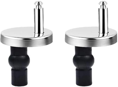 Dailygoods- Schroeven voor WC-bril - Scharnier - Bevestiging - Roestvrij staal - Rubber - Duurzaam en eenvoudig te installeren - Wc-bril Bevestigingsset