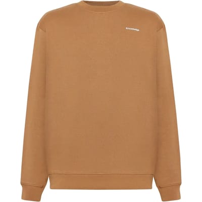 Ronde Hals Sweatshirt met Print KnowledgeCotton Apparel