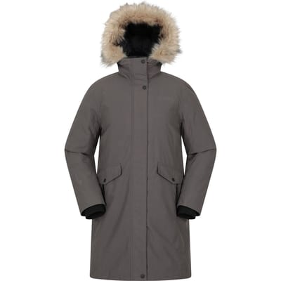Mountain Warehouse Dames Marlow Extreme Down Waterproof Parka (Grijs)