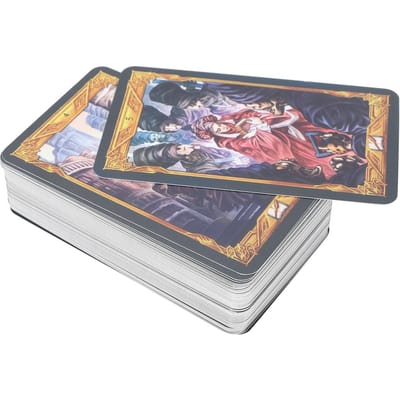Cartes de tarot en papier, version anglaise, cartes de divination, jeu de société interactif