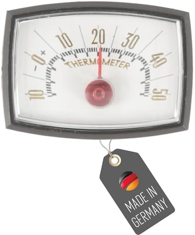 Zelfklevende Autothermometer - Analoge Temperatuurweergave voor Auto en Camper - Meetbereik -10°C tot +50°C