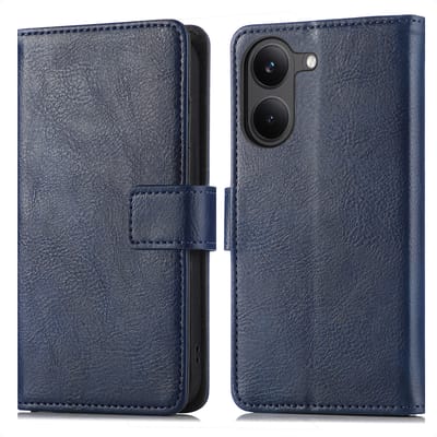 imoshion Hoesje - Geschikt voor Xiaomi Poco X8 Pro - Luxe Bookcase - Donkerblauw