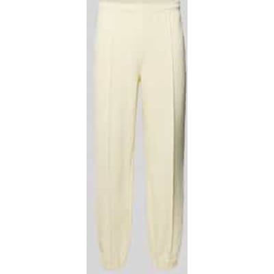 Regular fit sweatpants van katoenmix