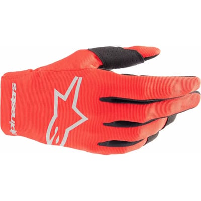 Alpinestars Jeugd Radar Handschoenen Mars Rood Zilver - Handschoen
