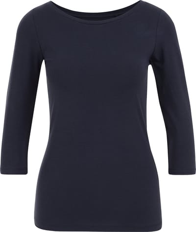 WE Fashion Dames T-shirt met driekwart mouwen