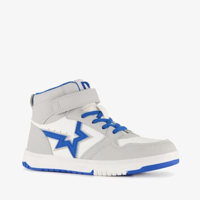 Blue box jongens hoge sneakers grijs blauw - Maat 28
