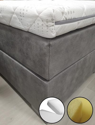 Splittopper 140x190 Hybride Schuim ca. 10cm dik met Cooltouch hoes. Medium
