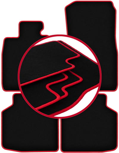 CARLUX-RED automatten voor: BMW 7 F02 LONG (2008-2015)