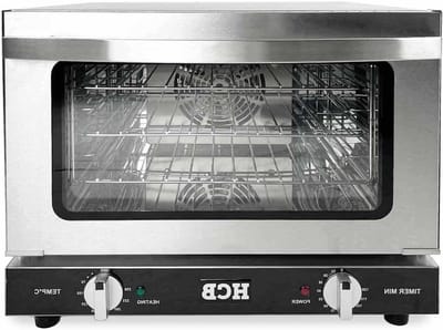 Heteluchtoven - Keukenoven - Professioneel Koken - Snelle Opwarming - 21 Liter - Zilver