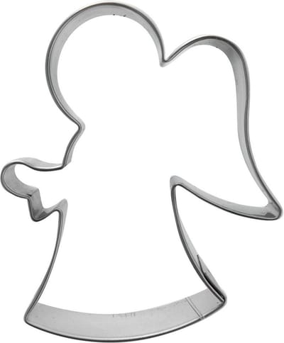 Koekjessnijder Edelstaal Engel 5,2 cm - Vormen - Uitsteekvorm - Cookie - Cutter - Uitsteekvormpjes - Koekjes - Bakken