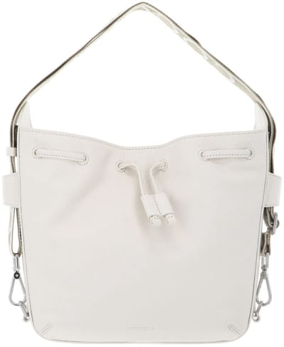 COCCINELLE schoudertas Gretel Ribbon Crossbody Bag Pearl crème