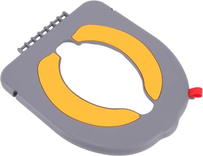 Peuterpotje - Kinder toiletbril - Zindelijkheidstraining - Sterke zuignapbevestiging - 33x3 cm - Grijs