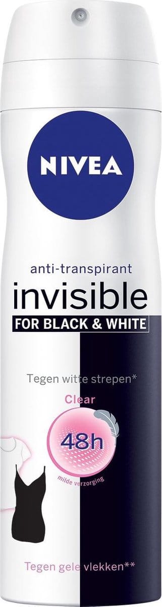 NIVEA Invisible Black & White Clear - 150 ml - Deodorant