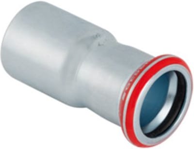Geberit Mapress C-staal verloop m. insteekeinde verzinkt 35x15mm