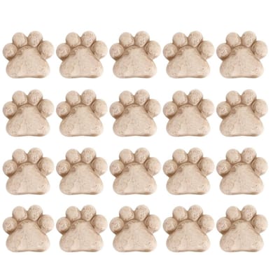 Tuinstapstenen Kattenpoot - Decoratieve Stenen - Tuin Decoratie - Schattig Kattenpoot Ontwerp - 20 stuks - Grijs