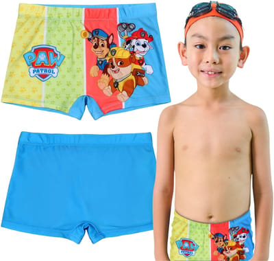 Paw Patrol SNELDROGENDE zwembroek VOOR HET ZWEMBAD, zwemboxershort voor jongens VOOR HET STRAND / 110-116