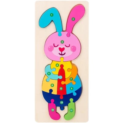 Montessori Houten Peuterpuzzels voor Kinderen Montessori Speelgoed voor Peuters 2 3 4 5 Jaar Oud Top 3D Puzzel Educatief Dinosaurus Speelgoed