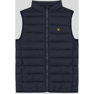 Lyle & Scott jongens lichtgewicht gewatteerd vest - marineblauw