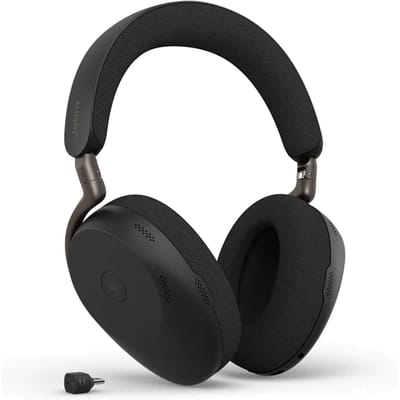Jabra Evolve3 85 + Wireless Charging Pad Zwart Microsoft Teams USB-C