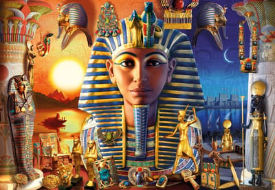Bluebird Puzzle legpuzzel Egyptian Treasures - 1000 stukjes puzzel.