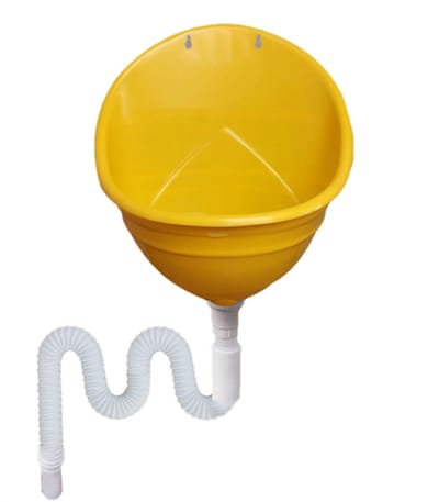 Waterloos Urinoir - Draagbaar Toilet - Buiten Gebruik - Efficiënte Afvoer - 34 x 31 x 245 cm - Wit