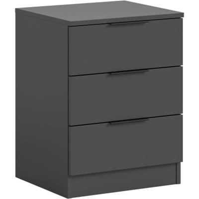 Nachtkast met 3 lades - Stijlvolle opbergoplossing naast je bed - 45x60x40cm