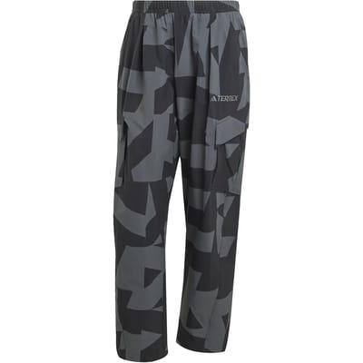 Adidas Unisex Performance Terrex Xploric Printed Cargo Pants Black Maat: S | Cargobroeken Outlet | Unisex | Zwart