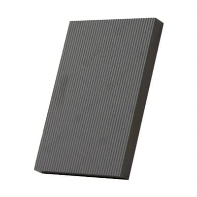 Knielende yogamat voor actieve knie- en enkeloefeningen, stabiliteitstraining, zwart 30 cm x 20 cm x 20 mm