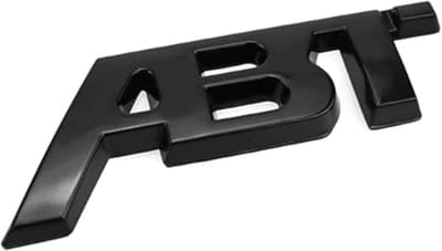 Metalen autosticker - 3D badge voor carrosseriedecoratie - Zwart verchroomd - Auto-accessoires