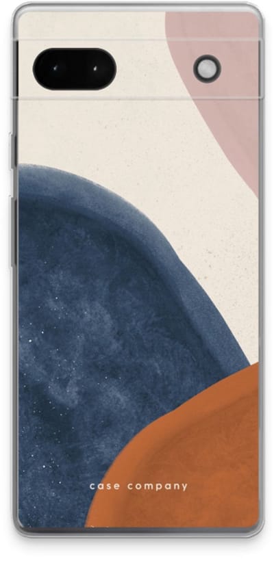 Case Company® - Hoesje geschikt voor Google Pixel 6a hoesje - Geo #1 - Soft Cover Telefoonhoesje - Bescherming aan alle Kanten en Schermrand