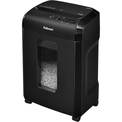Fellowes Papiervernietiger 10M – Micro Cut P-5 – 10 Vel – Shredder voor Thuis & Kantoor – Vernietigt Creditcards & Nietjes – 19L