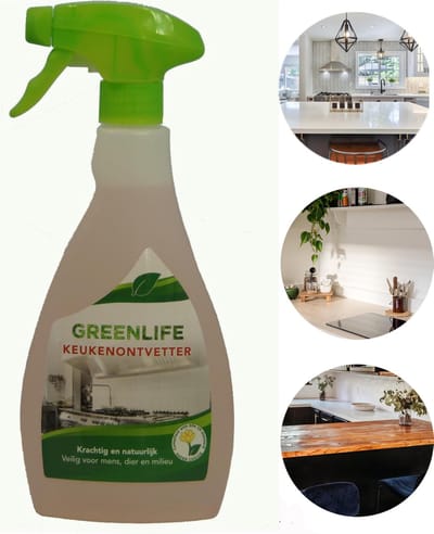 Greenlife - Consument - Keukenontvetter - Vegan - Palmolie vrij - Biologisch afbreekbaar - Dierproefvrij - 100% Biologisch - kant & klaar - 550 ml