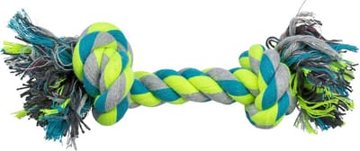 Set van 4 Sterke Katoenen Hondenspeeltouwen - Trek- en Kauwspeelgoed voor Honden (28 cm)