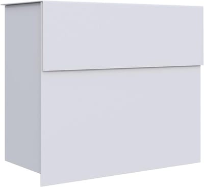Witte Wandbrievenbus met Modern Design en Eenvoudige Montage