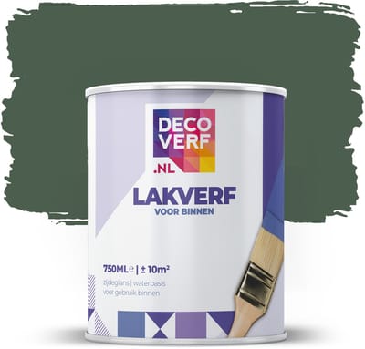 Decoverf lakverf bosgroen, 750ml