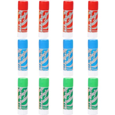 12 Stuks Grote Vee Markeer Krijtjes Rood Groen Blauw Kleur Marker Pennen voor Varkens