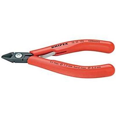 Knipex 75 22 125 Elektronica en fijnmechanica Zijkniptang Met facet 125 mm