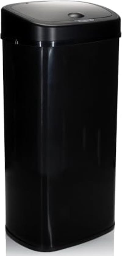 Automatische Vuilnisbak met Sensor - 68 Liter, Stalen Afvalemmer met LED Timer