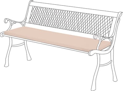 Tuinbank kussen - 2-Zitter ZitKussen - Bankkussen voor Tuin - Zachte en Lichtgewicht Waterbestendig Materiaal