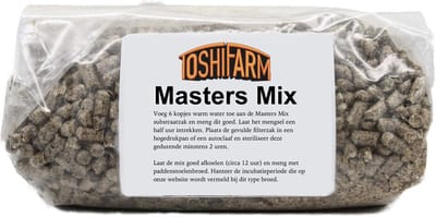 ToshiFarm Masters Mix - Substraat voor paddenstoelen -  Kweken op substraat - Paddenstoel Sporen kweken - Eco cadeau