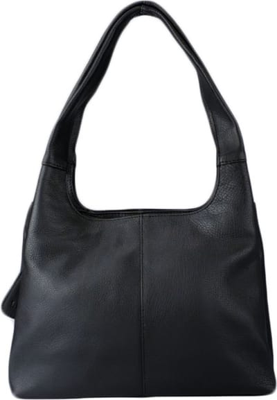 Leren Shopper Dames – Zwart – Manon – Grote Handtas – Dubbele Vakken – Echt Leer – Just Lioné
