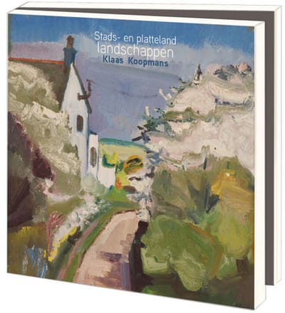 Kaartenmapje met env, vierkant: Stads- en platteland landschappen, Klaas Koopmans