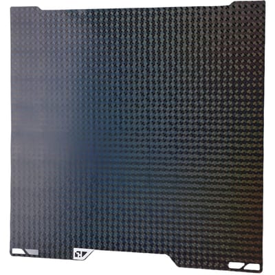 Flexibele Bouwplaat Geschikt voor Bambu Lab H2D 3D-printer 13.98x13.62in Dubbelzijdig PET en PEI Printbed Flexibele Veer black