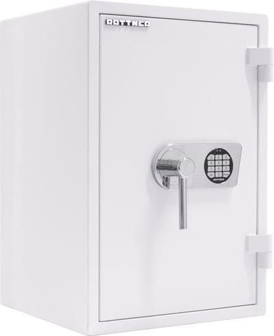 Rottner Gecertificeerde Meubelkluis Alexander 65 Fire - Elektronisch slot Wit - 65,5x44x43cm - Inbraakwerend: EN Grade 1 volgens 1143:1 - Brandwerend: LFS 30P